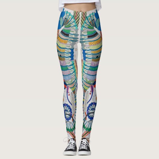Zeepaardjes Leggings (Voorkant)