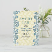 zeepaardjes, met uitzondering van datumkaarten save the date (Staand voorkant)
