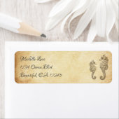  Zeepaardjes Ocean Beach Adres Etiket (Insitu)