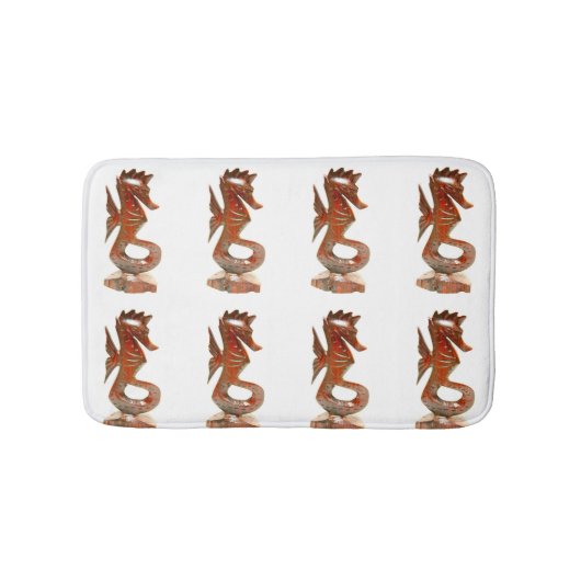 zeepaardjes op wit badmat (Voorkant)