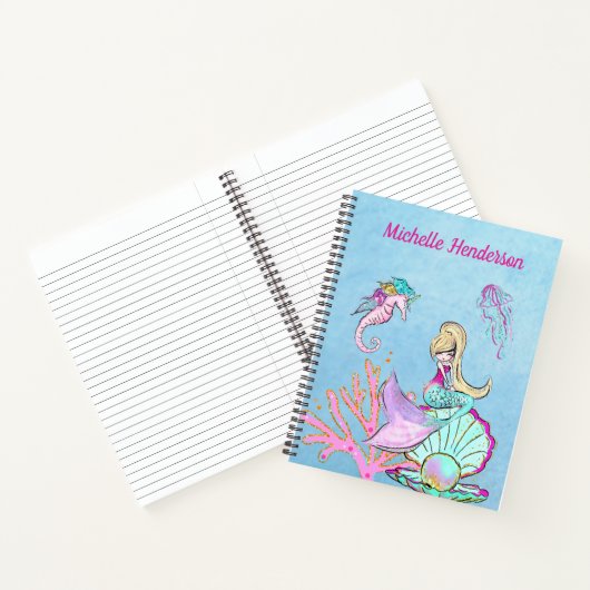 Zeepaardkorst en zeeduivel notitieboek (Binnen)