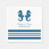 zeepaardpapierservetten servetten (Voorkant)