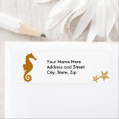 Zeepaardschelpen Etiket (Insitu)