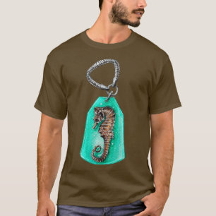 zeepaardtekening t-shirt