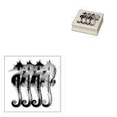Zeepaardvis Rubberstempel (Gestempeld)