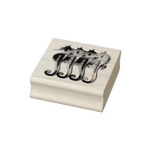 Zeepaardvis Rubberstempel