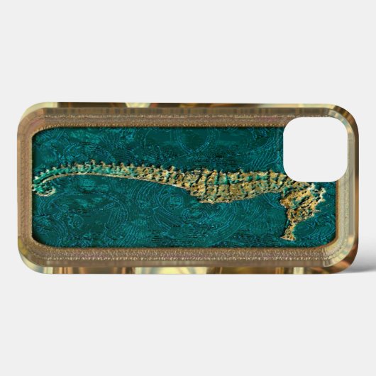 zeepaardvloeistof Case-Mate iPhone case (Achterkant (horizontaal))