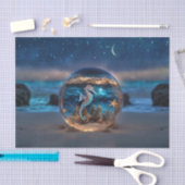 zeepaardzeester nautisch tissuepapier (Craft)