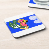 zeepaardzomer bier onderzetter (Linkerzijde)