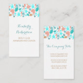 Zeepaarten in de zee visitekaartje (Voorkant / Achterkant)