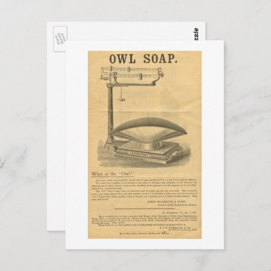  zeepadvertenties briefkaart (Voorkant / Achterkant)