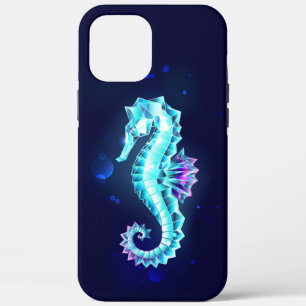 Zeepaerdje van kristal ijs op blauwe achtergrond Case-Mate iPhone case