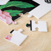 zeepakketlabel Art, Camellia Flowers Legpuzzel (Zijkant)
