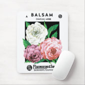  zeepakketlabel Art, Camellia Flowers Muismat (Met muis)