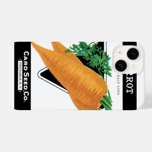  zeepakketlabel kunst, Danvers wortelen Case-Mate iPhone Case (Achterkant (horizontaal))