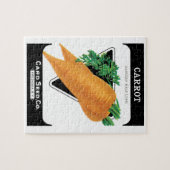 zeepakketlabel kunst, Danvers wortelen Legpuzzel (Horizontaal)