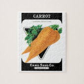  zeepakketlabel kunst, Danvers wortelen Legpuzzel (Verticaal)