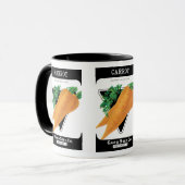  zeepakketlabel kunst, Danvers wortelen Mok (Voorkant links)