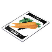  zeepakketlabel kunst, Danvers wortelen Notitieboek (Linkerzijde)