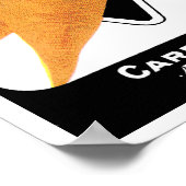  zeepakketlabel kunst, Danvers wortelen Poster (Hoek)