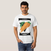 zeepakketlabel kunst, Danvers wortelen T-shirt (Voorkant volledig)