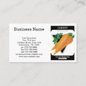  zeepakketlabel kunst, Danvers wortelen Visitekaartje (Voorkant)