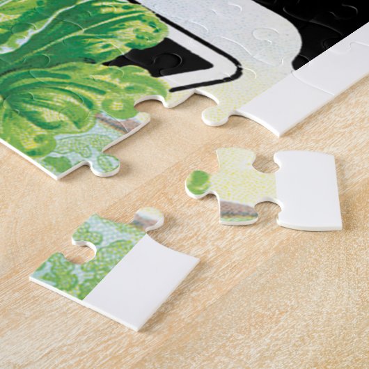 zeepakketlabel kunst, Zwitserse kaardwrakken Legpuzzel (Zijkant)