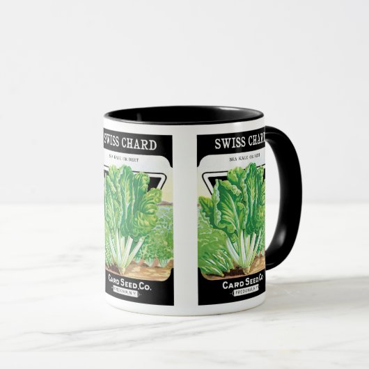 zeepakketlabel kunst, Zwitserse kaardwrakken Mok (Voorkant rechts)