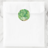 zeepakketlabel kunst, Zwitserse kaardwrakken Ronde Sticker (Tas)