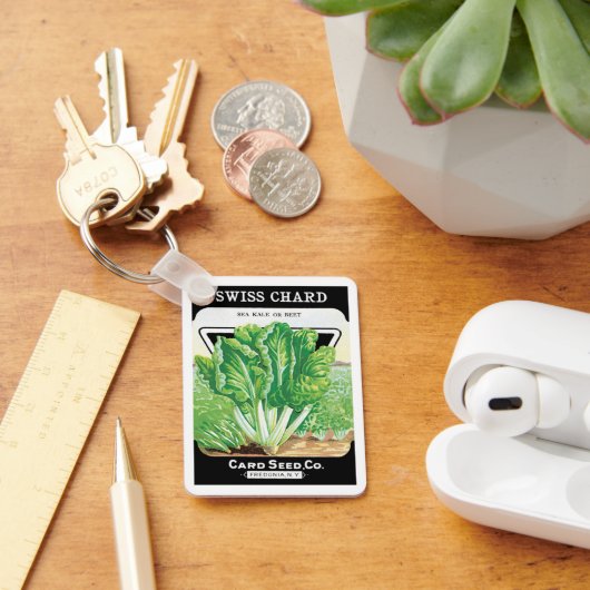  zeepakketlabel kunst, Zwitserse kaardwrakken Sleutelhanger (Bureau)