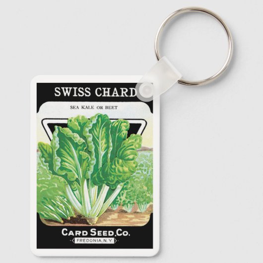  zeepakketlabel kunst, Zwitserse kaardwrakken Sleutelhanger (Achterkant)