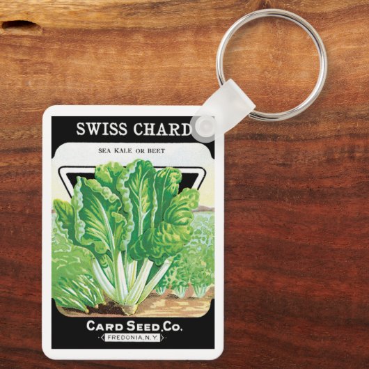  zeepakketlabel kunst, Zwitserse kaardwrakken Sleutelhanger (Achterkant)