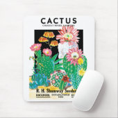  zeepakketlabel Kunstwoestijncactus Planten Muismat (Met muis)