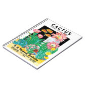  zeepakketlabel Kunstwoestijncactus Planten Notitieboek (Linkerzijde)