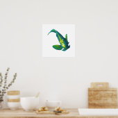 Zeepapegaai - Abstract ontwerp - Uitgesneden uit e Poster (Keuken)