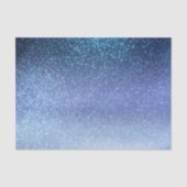 Zeepastel Blue Triple Glitter Ombre Gradient Tissuepapier (Voorkant)