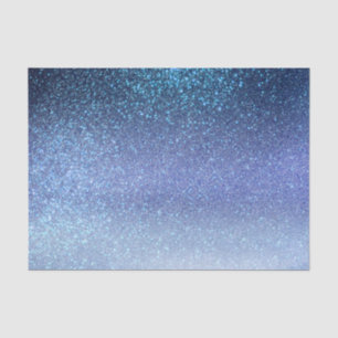 Zeepastel Blue Triple Glitter Ombre Gradient Tissuepapier