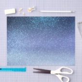 Zeepastel Blue Triple Glitter Ombre Gradient Tissuepapier (Craft)