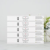  Zeepbanden Labels Wraps 🧼 (Blad van 5) (Staand voorkant)