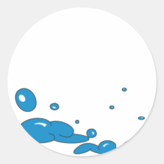 ZEEPBEL RONDE STICKER (Voorkant)