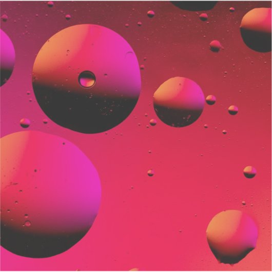 zeepbel sticker (Voorkant)