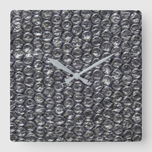 zeepbel vierkante klok (Voorkant)