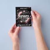 Zeepbellen, autowrakken flyer (Hand)