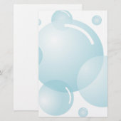 Zeepbellen Briefpapier (Voorkant / Achterkant)