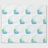 Zeepbellen Cadeaupapier (Vlak)