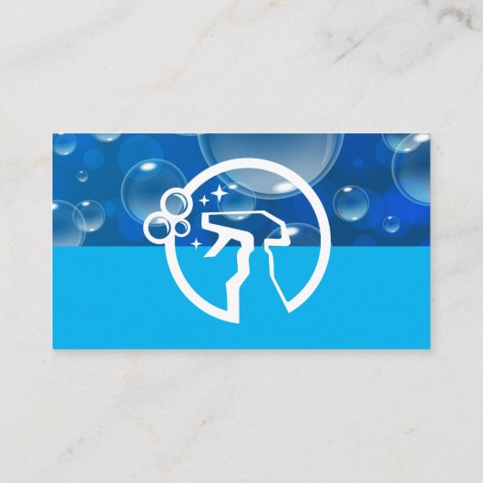 Zeepbellen | Logo spuitfles Visitekaartje (Achterkant)