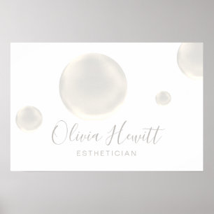 zeepbellen ontwerp poster