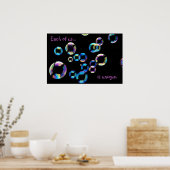 zeepbellen op tdgallery poster (Keuken)