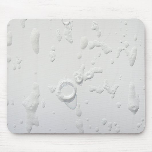 zeepbellen op wit muismat (Voorkant)