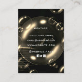 Zeepbellen visitekaartje om auto te wassen (Achterkant)